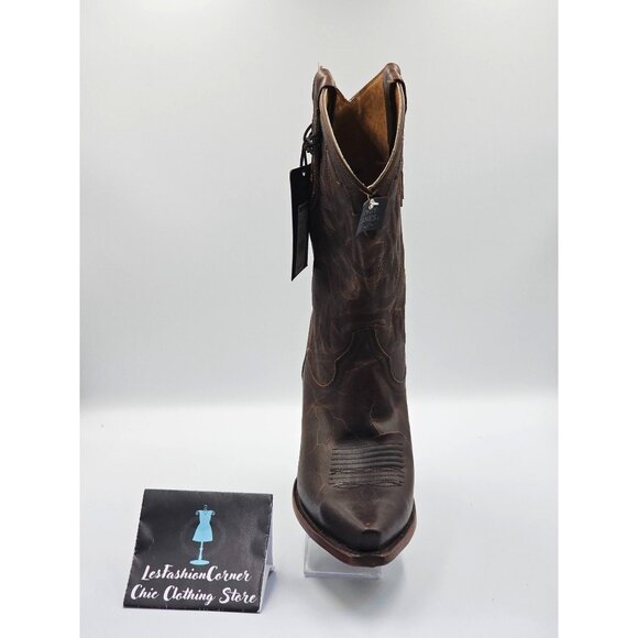 NWT Cody James Men's Brown Leather Whitehall Western Boots  Snip Toe Sz 9 D 2413 - Picture 14 of 16